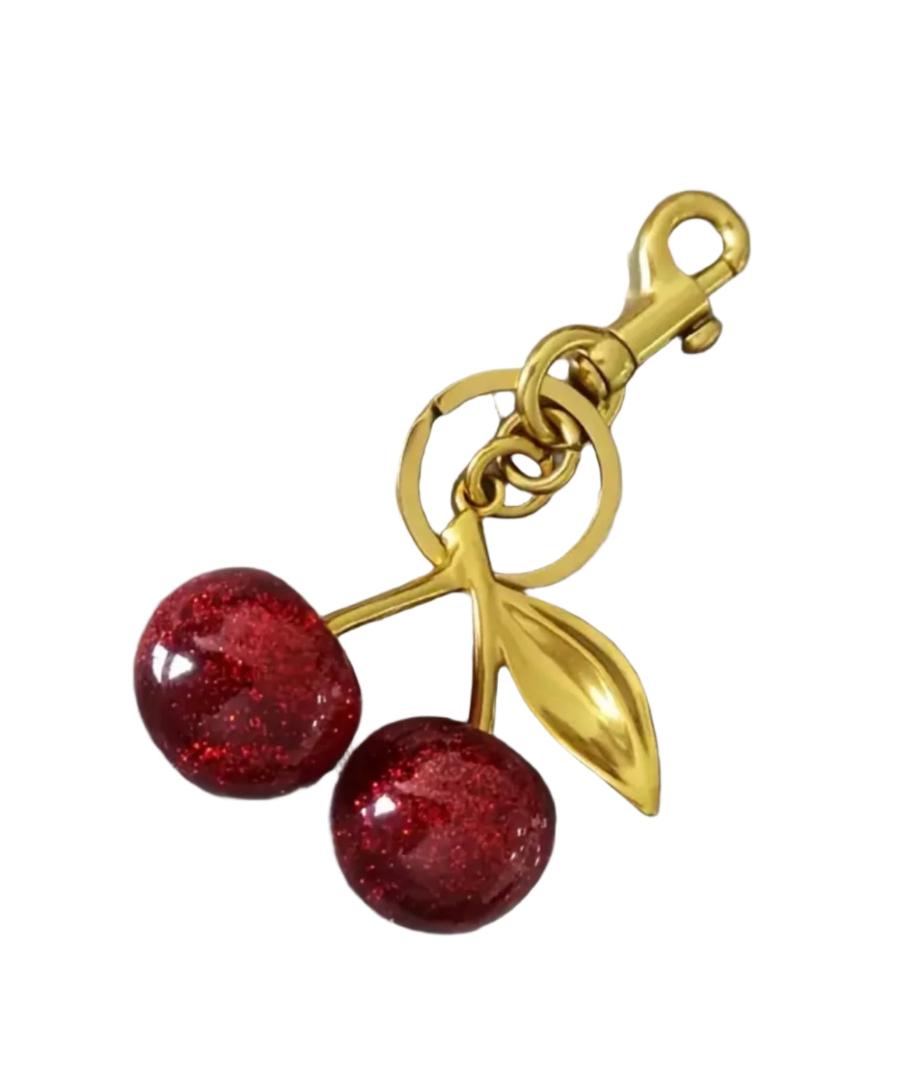 Cherry bag charm