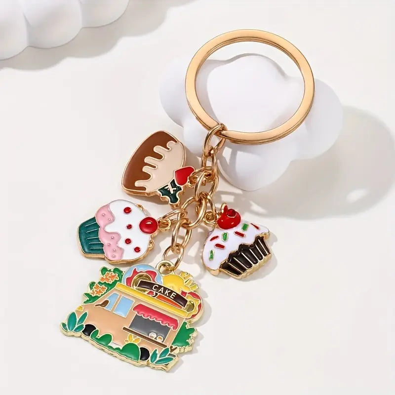 Food Truck Theme Keychain
