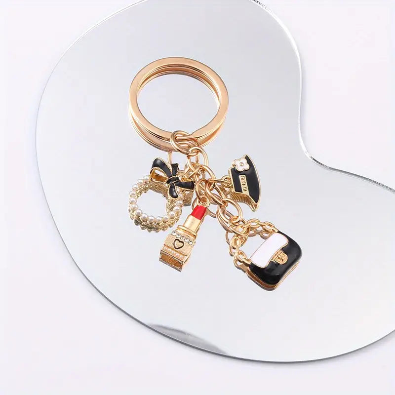 chic mini bag keychain