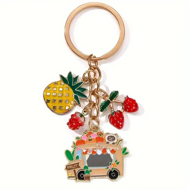 Food Truck Theme Keychain