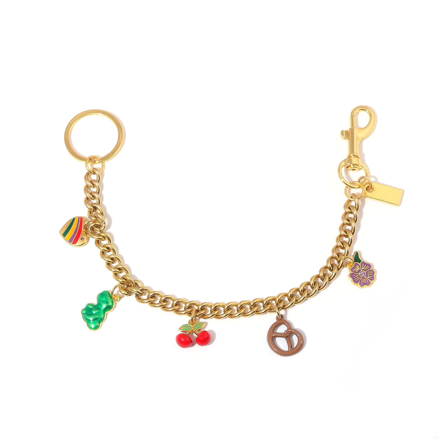 pretzel ,Strawberry Shape Bag charm
